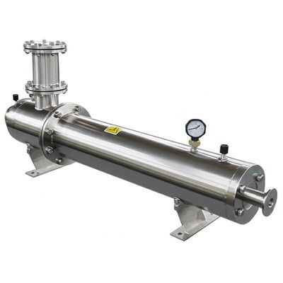 Stainless Steel Inline Chemical Heater with Up To 45 W/in² Watt Density and 1000°F Temperature Range for High Flow Applications