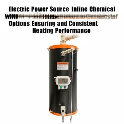 Electric Power Source Inline Chemical Heater Featuring Thermostat Control Options Ensuring and Consistent Heating Performance