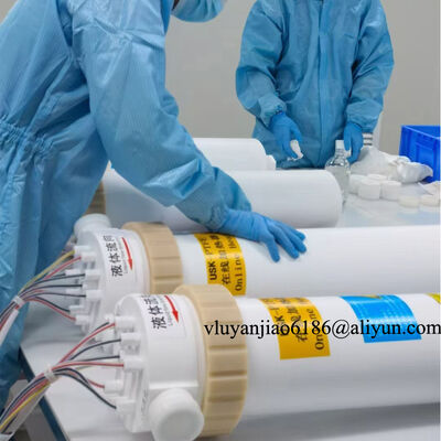 12kw PTFE Inline Chemical Heater For Hydrofluoric Acid (HF), Potassium Hydroxide (KOH), And Other Chemistry